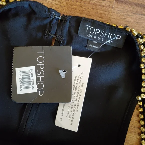 NEW Topshop Blouse Size 2 Sleeveless - Picture 4 of 6